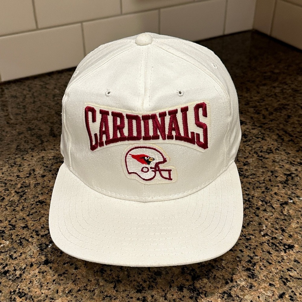 Vtg 90s Arizona Cardinals New Era Pro‎ Model Snapback Hat Made in USA Deadstock